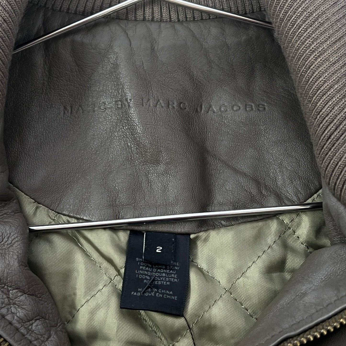 Marc Jacobs leather jacket