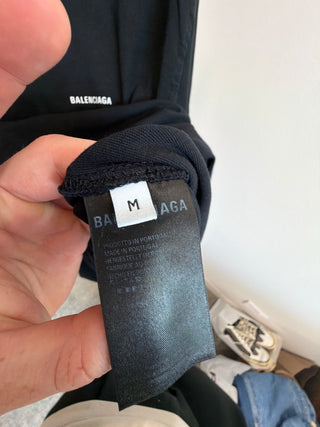 Balenciaga Black Logo T-Shirt (Size M)