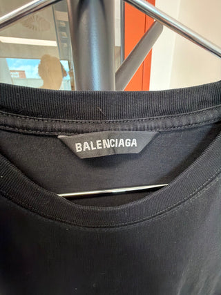 Balenciaga Black Logo T-Shirt (Size M)