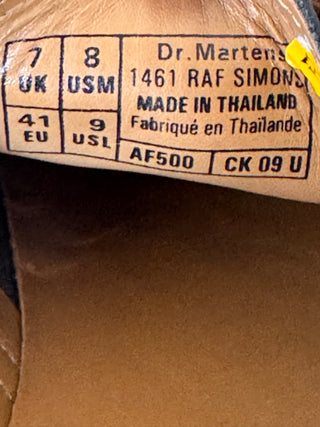 Dr Martens x Raf Simons Black 1461 Shoes (Size EU 41)