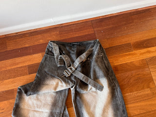 Y / Project Belted Sun-Faded Jeans (Size 28)