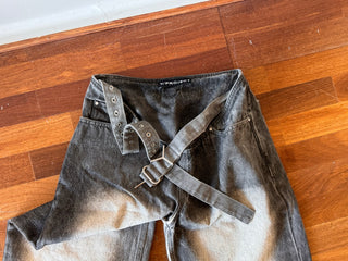 Y / Project Belted Sun-Faded Jeans (Size 28)