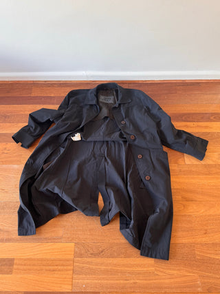 Gianni Versace Black Trench Coat (Size S)