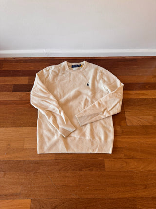 Polo Ralph Lauren Cream Knit Sweater (Size S)