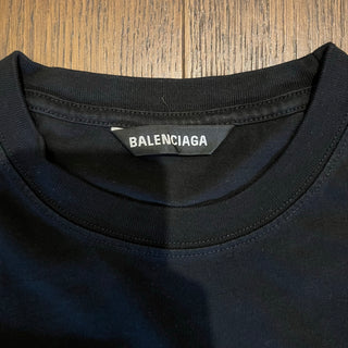 Balenciaga Black Logo T-Shirt (Size M)