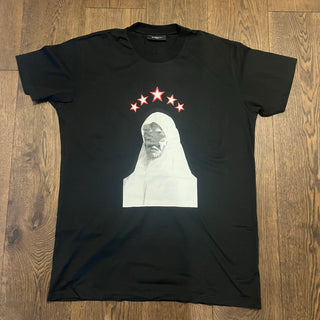 Givenchy Black Madonna Print T-Shirt (Size XS)