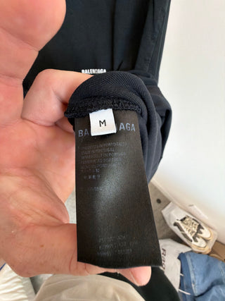 Balenciaga Black Logo T-Shirt (Size M)