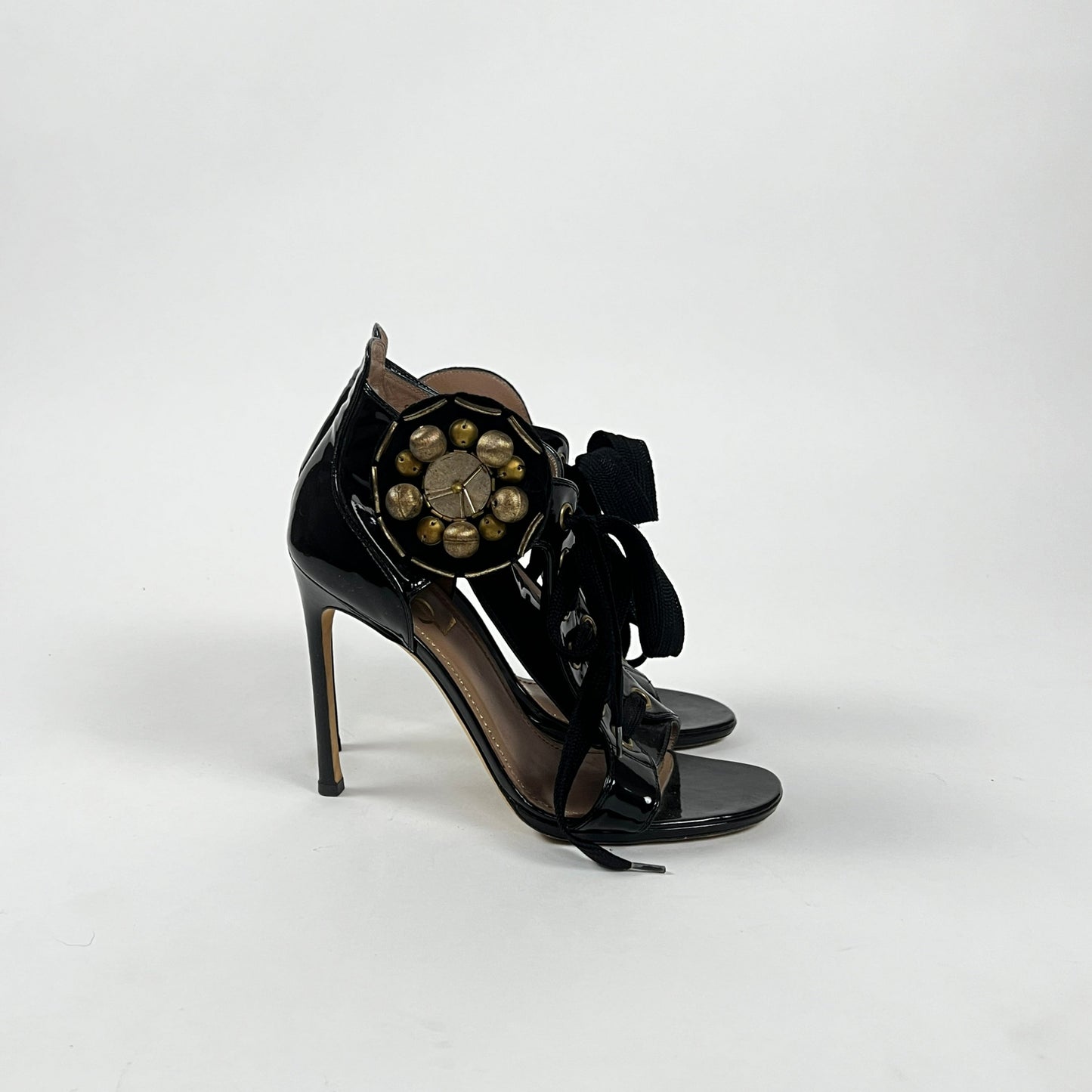 YSL Lace Up Heels