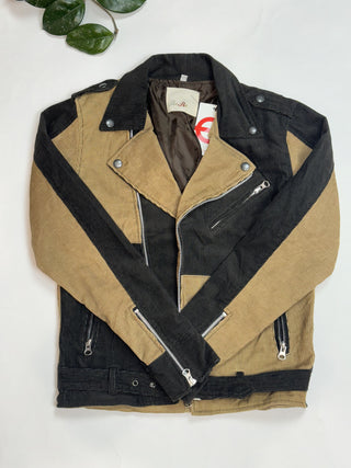 ReRe Two-Tone Corduroy Jacket