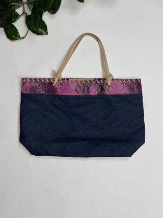 Zoe Winter Denim Bag