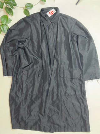Black Lightweight Duster Coat