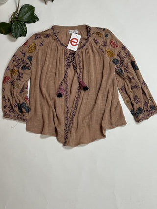 Embroidered Bohemian Blouse