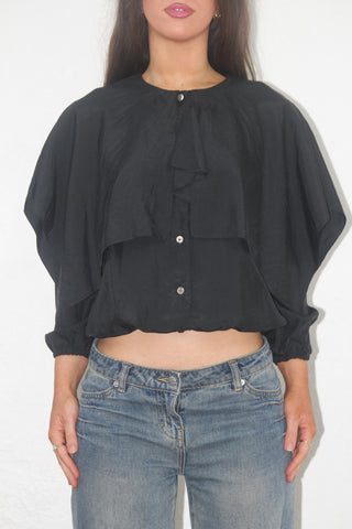 Paco Rabanne Satin Button Up Shirt