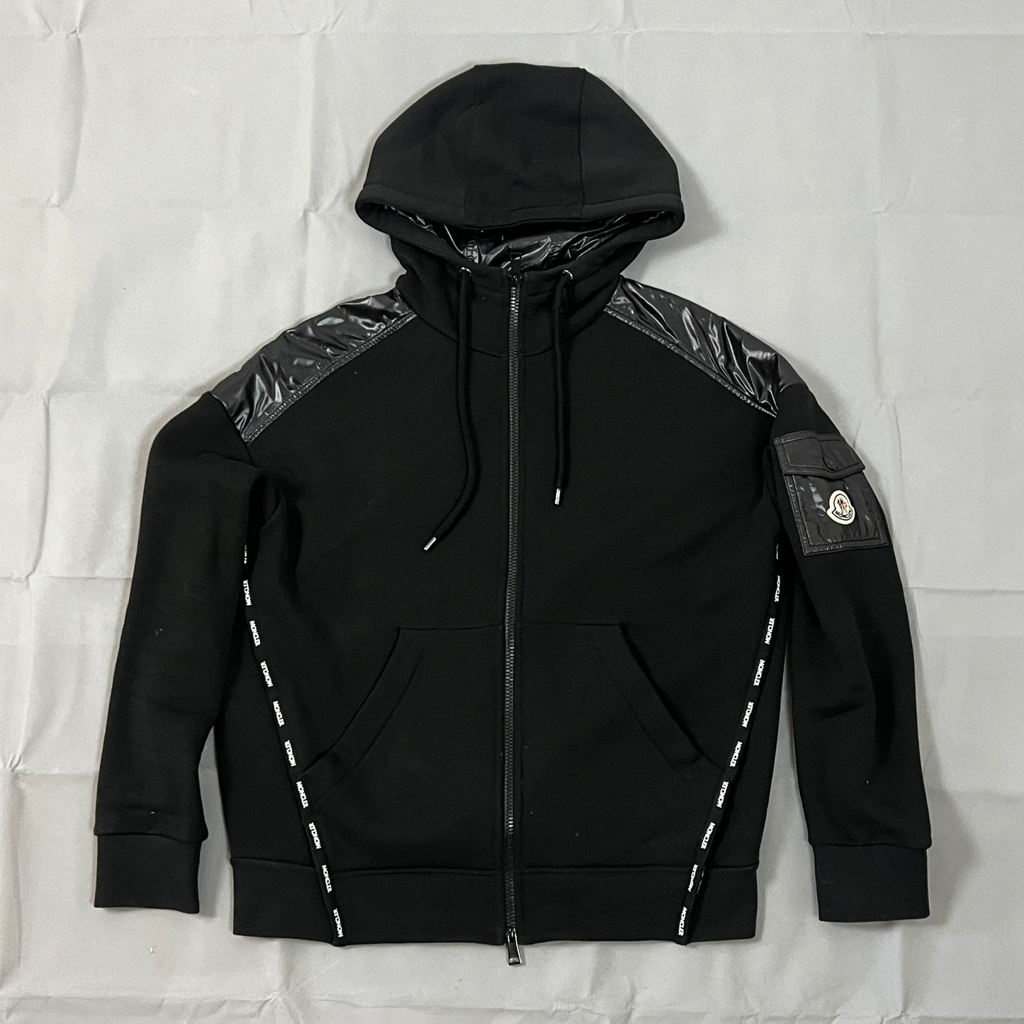Moncler Paneled Zip-up Hoodie
