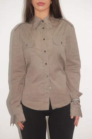Miu Miu Taupe Shirt