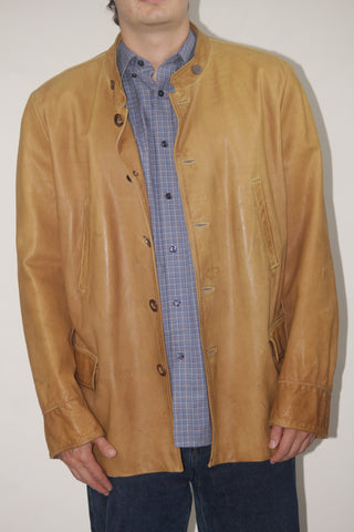 Marni Tan Leather Coat