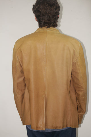 Marni Tan Leather Coat