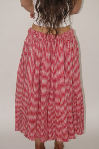 Apuntob Plaid Skirt
