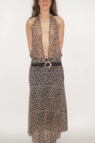 CKM Leopard Print Dress