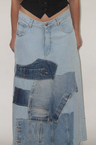 Recycled Denim Skirt