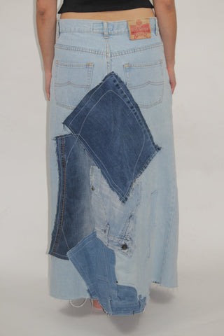 Recycled Denim Skirt