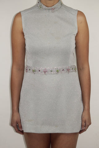 60s Beaded Mini Dress