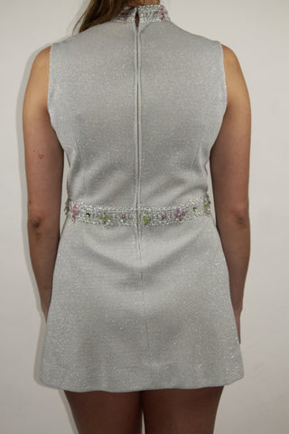 60s Beaded Mini Dress