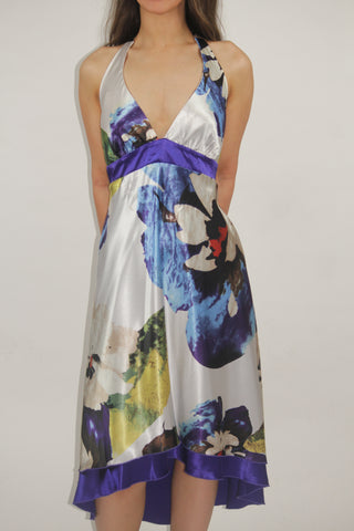 Silk Floral Dress