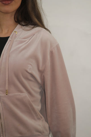 Juicy Couture Velvet Zip-up