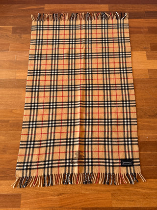 Burberry Beige Check Scarf